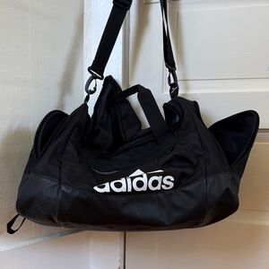 Adidas Black Duffel Bag for gym or travel
